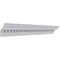 Ekena Millwork 5"H x 5"P x 7 1/8"F x 94 1/2"L Dentil Crown Moulding MLD05X05X07DE - alternate 4